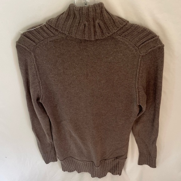 Banana Republic Cross Over knit sweater Brown Size XS - Picture 10 of 11